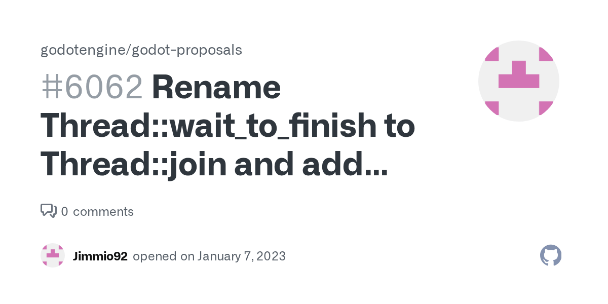 Rename Threadwait_to_finish to Threadjoin and add Threaddetach
