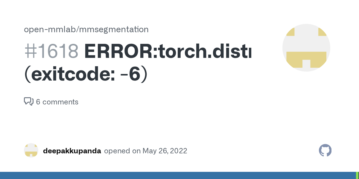 ERRORtorch.distributed.elastic.multiprocessing.apifailed (exitcode