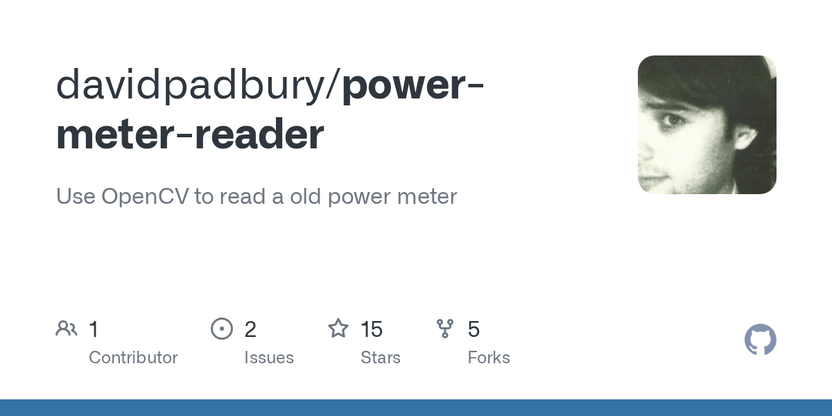GitHub davidpadbury/powermeterreader Use OpenCV to read a old
