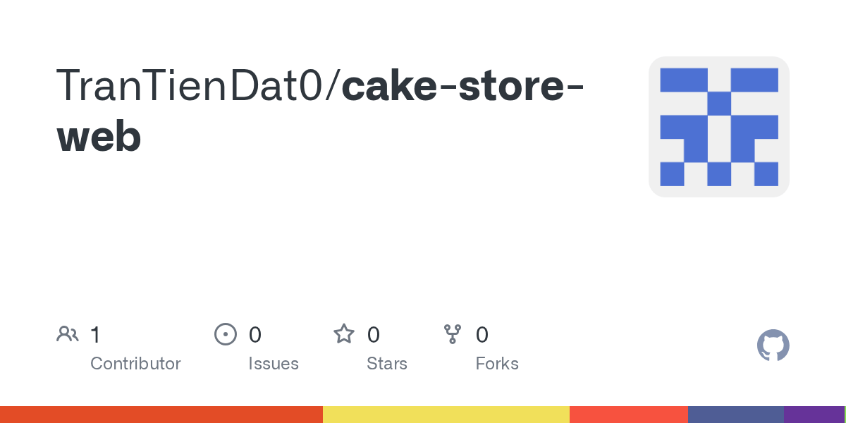 GitHub TranTienDat0/cakestoreweb