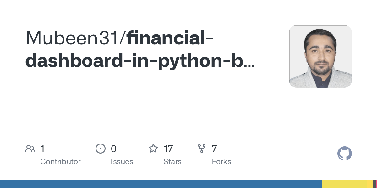 financialdashboardinpythonbyplotlydash/requirements.txt at main · Mubeen31/financial