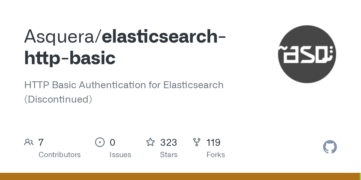 GitHub Asquera/elasticsearchhttpbasic HTTP Basic Authentication