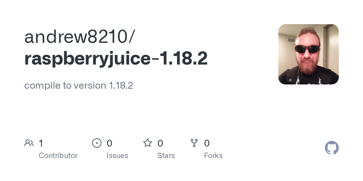 GitHub andrew8210/raspberryjuice1.18.2 compile to version 1.18.2