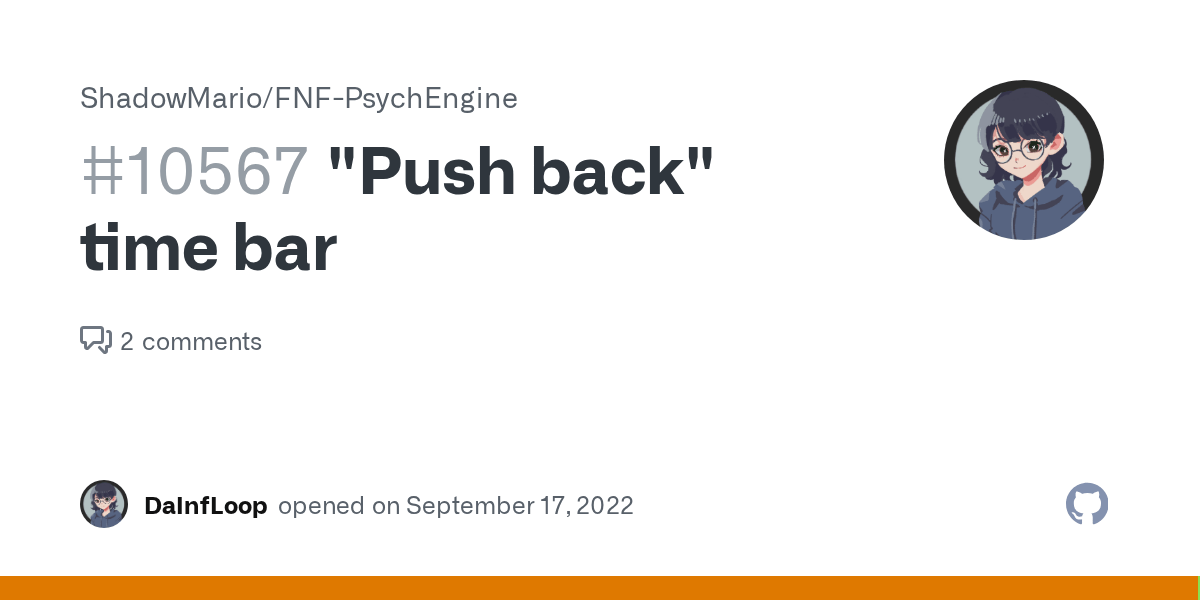 "Push back" time bar · Issue 10567 · ShadowMario/FNFPsychEngine · GitHub
