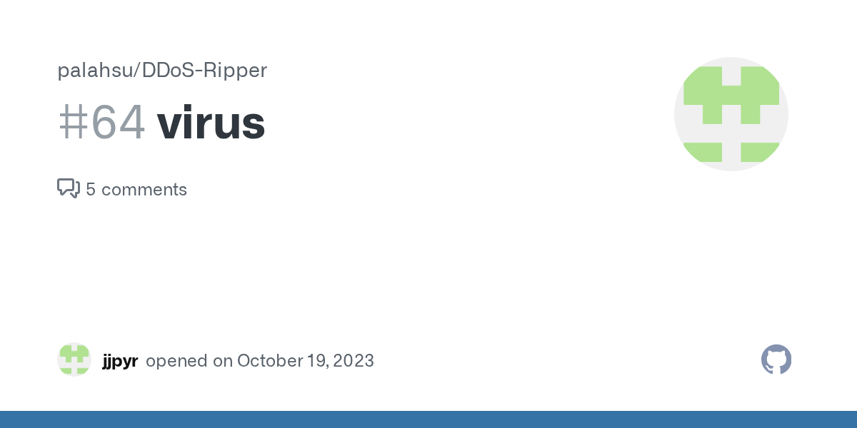 virus · Issue 64 · palahsu/DDoSRipper · GitHub