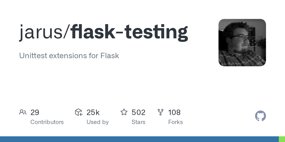 GitHub jarus/flasktesting Unittest extensions for Flask