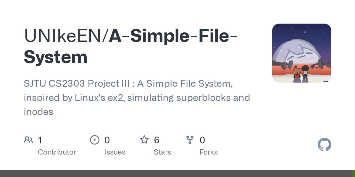 ASimpleFileSystem/report.pdf at main · UNIkeEN/ASimpleFileSystem