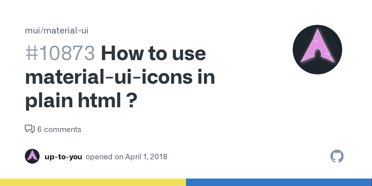 How to use materialuiicons in plain html ? · Issue 10873 · mui/materialui · GitHub