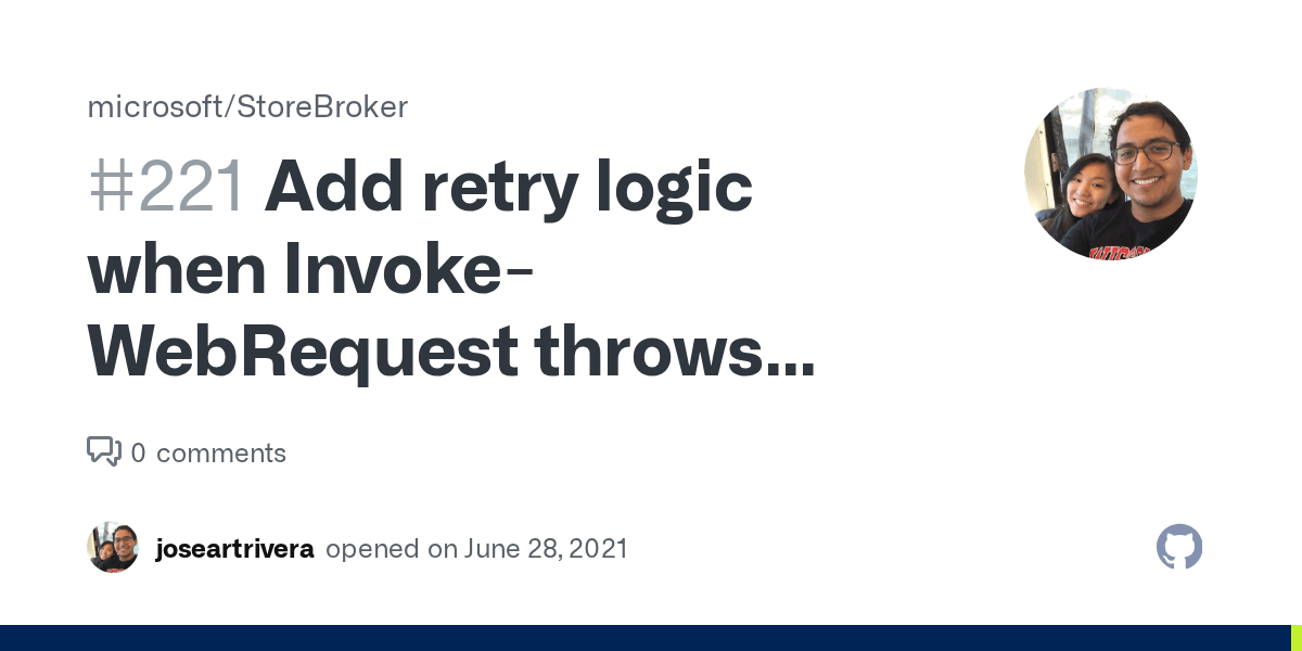 Add retry logic when InvokeRequest throws timed out exception