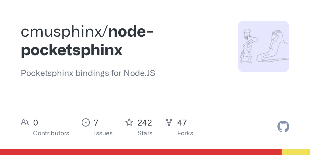 GitHub cmusphinx/nodepocketsphinx Pocketsphinx bindings for Node.JS