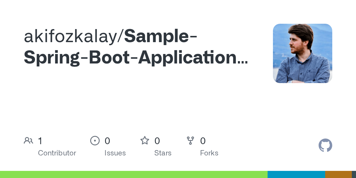 GitHub akifozkalay/SampleSpringBootApplicationDockerfile