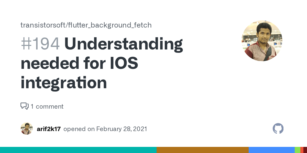 Understanding needed for IOS integration · Issue 194 · transistorsoft