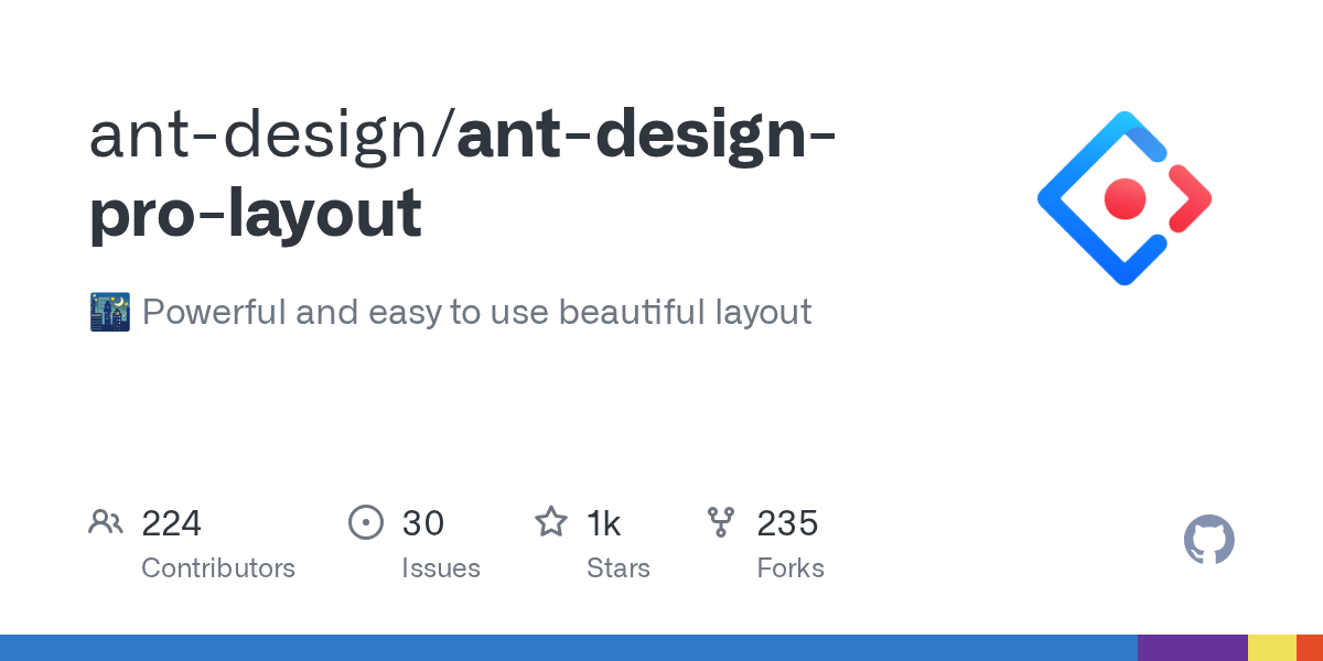 GitHub antdesign/antdesignprolayout 🌃 Powerful and easy to use