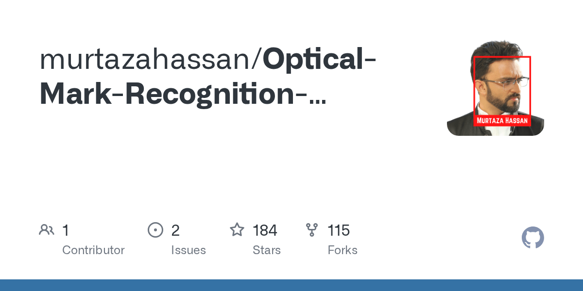 OpticalMarkRecognitionOPENCV/ReadME.md at master · murtazahassan/OpticalMarkRecognition