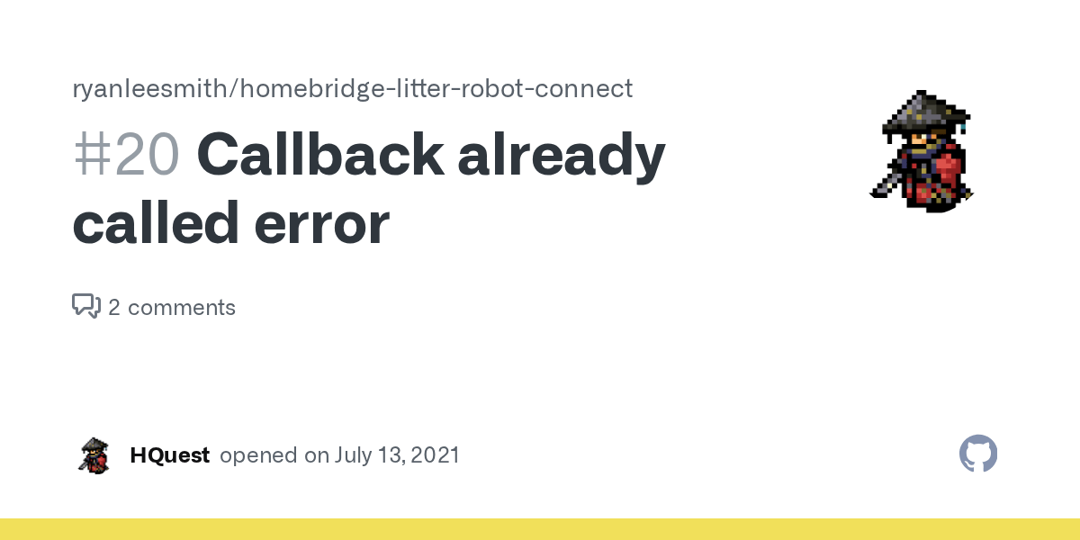 Callback already called error · Issue 20 · ryanleesmith/homebridge