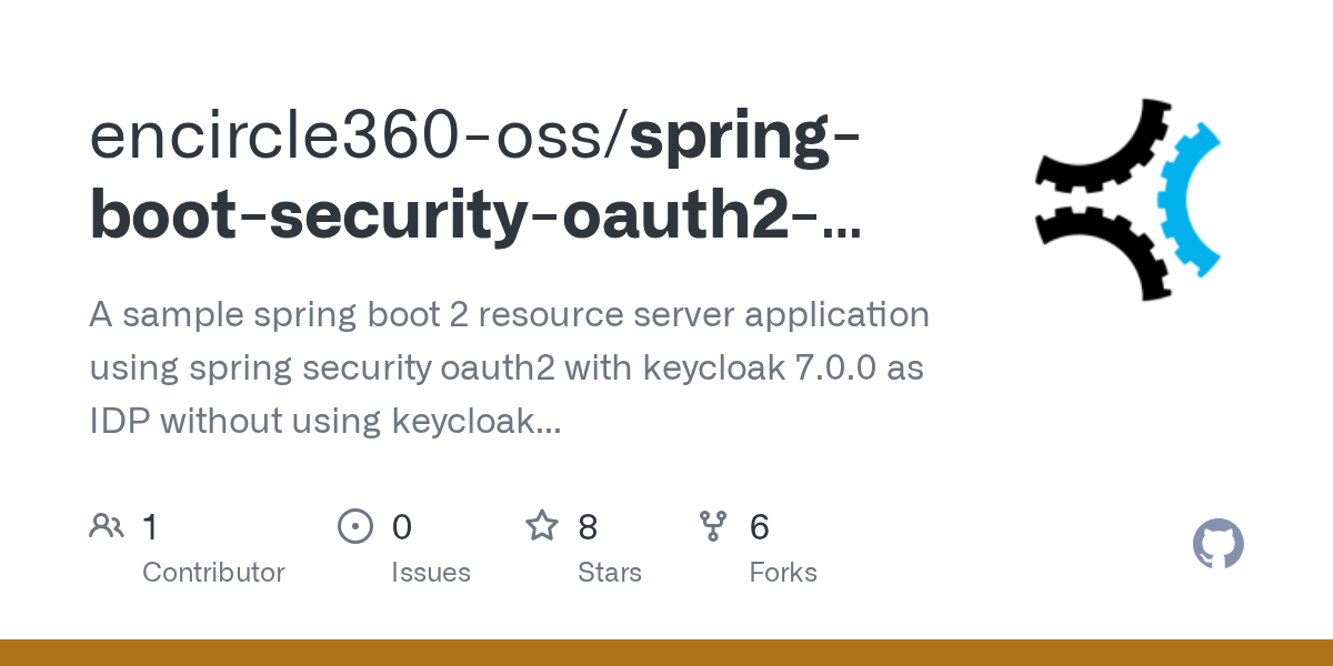 GitHub encircle360oss/springbootsecurityoauth2keycloakwithout