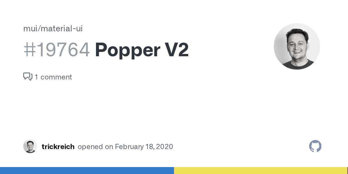 Popper V2 · Issue 19764 · mui/materialui · GitHub
