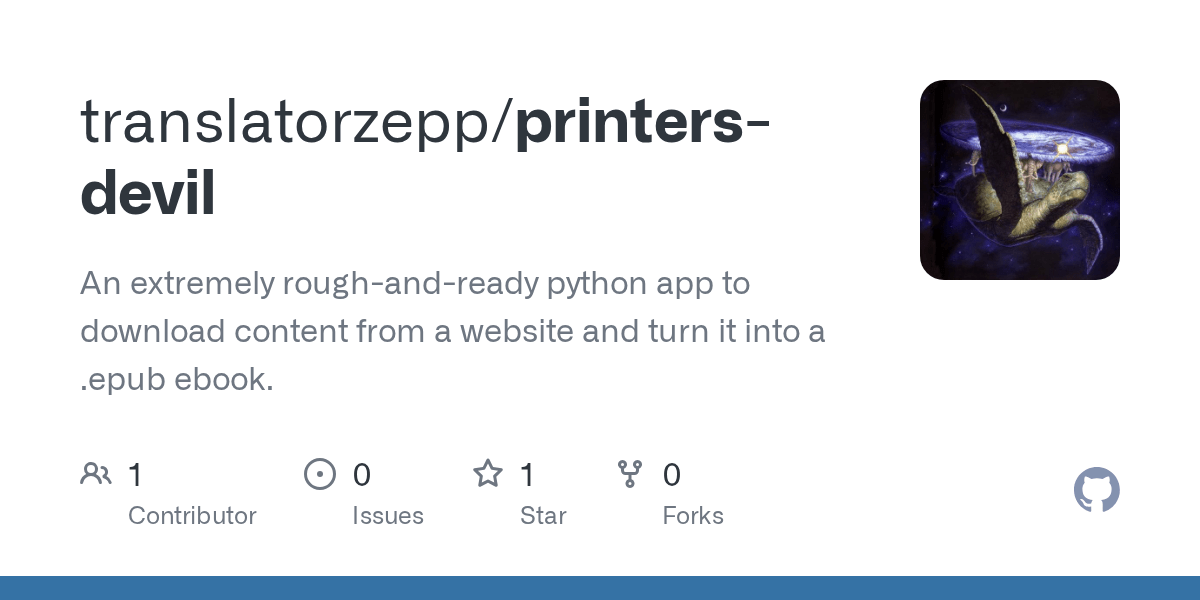 GitHub translatorzepp/printersdevil An extremely roughandready