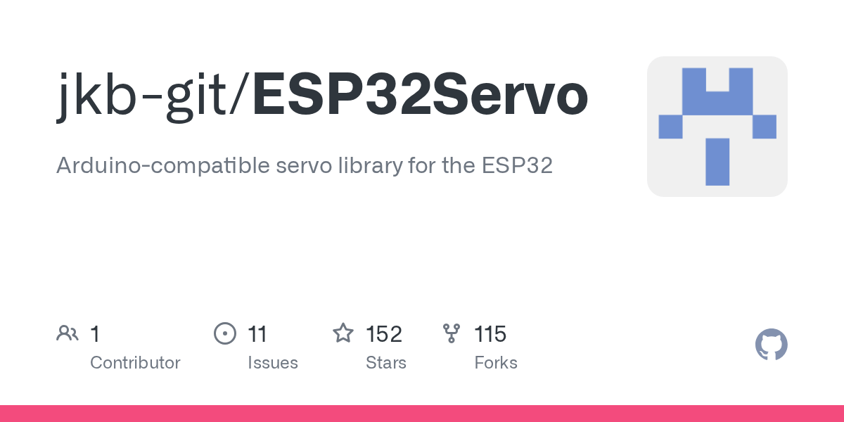 GitHub jkbgit/ESP32Servo servo library for the ESP32