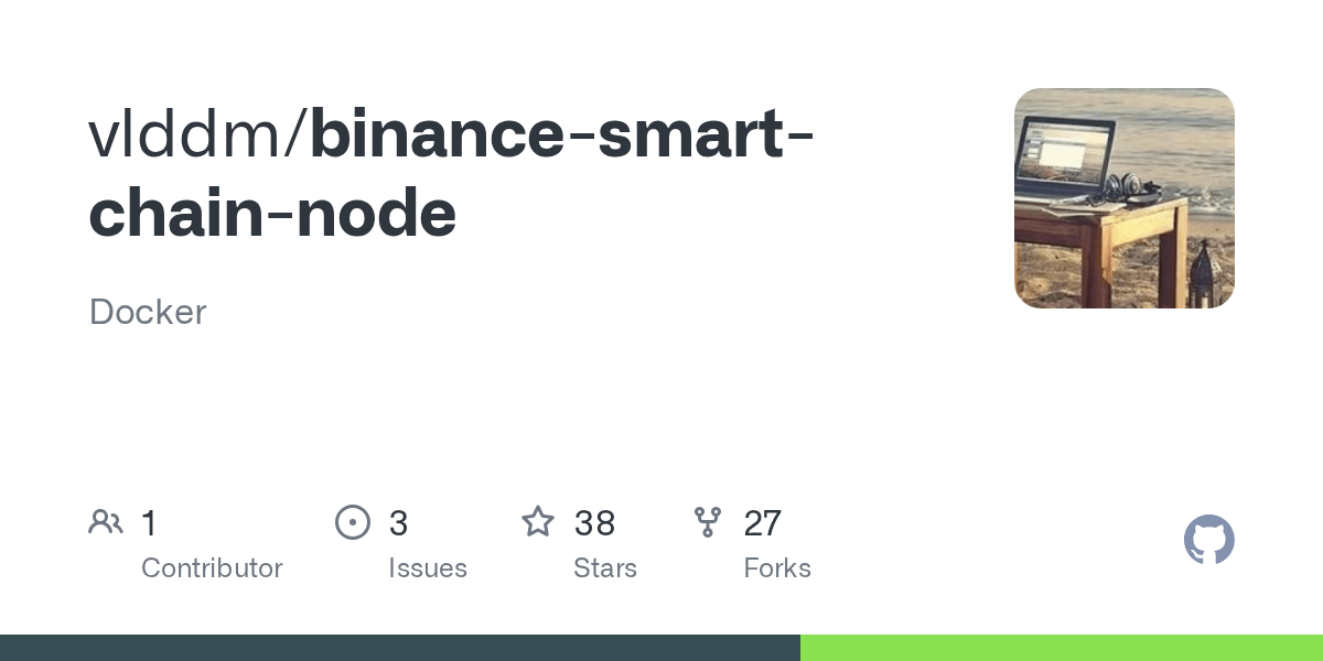 GitHub vlddm/binancesmartchainnode Docker