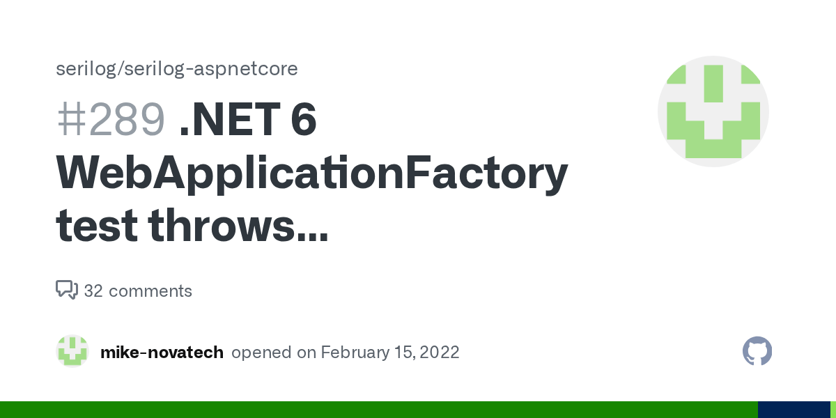 6 ApplicationFactory test throws System