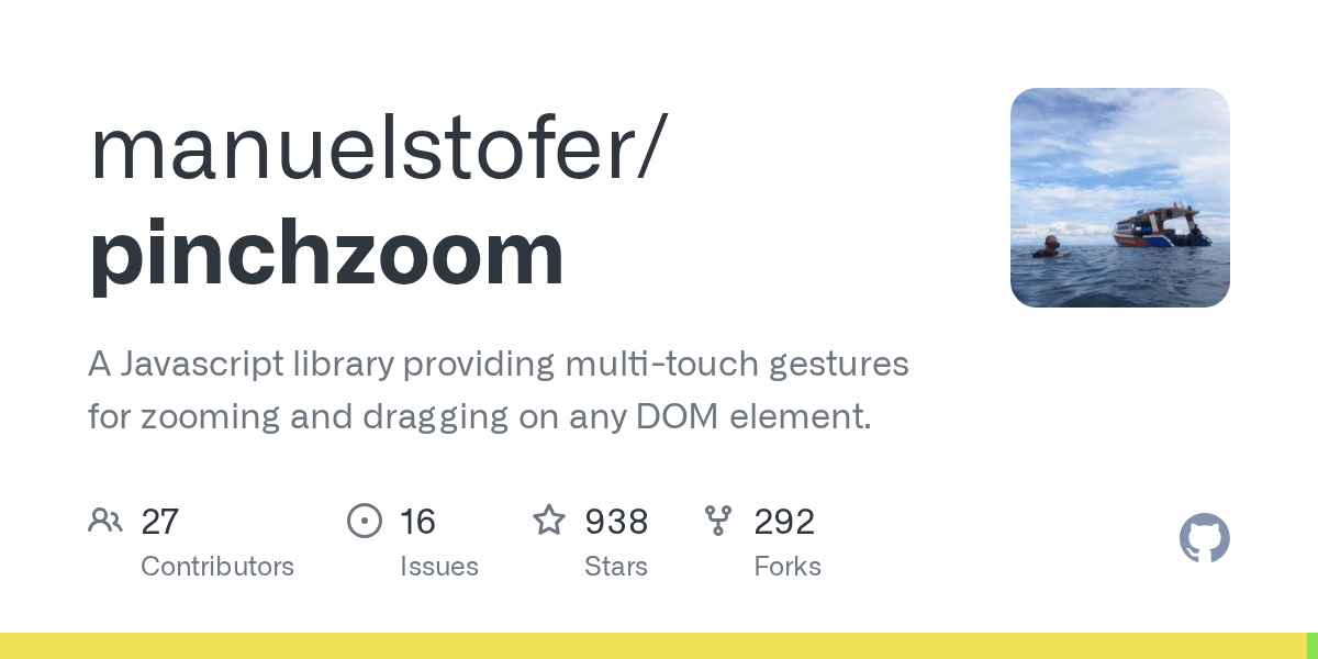 GitHub manuelstofer/pinchzoom A Javascript library providing multi