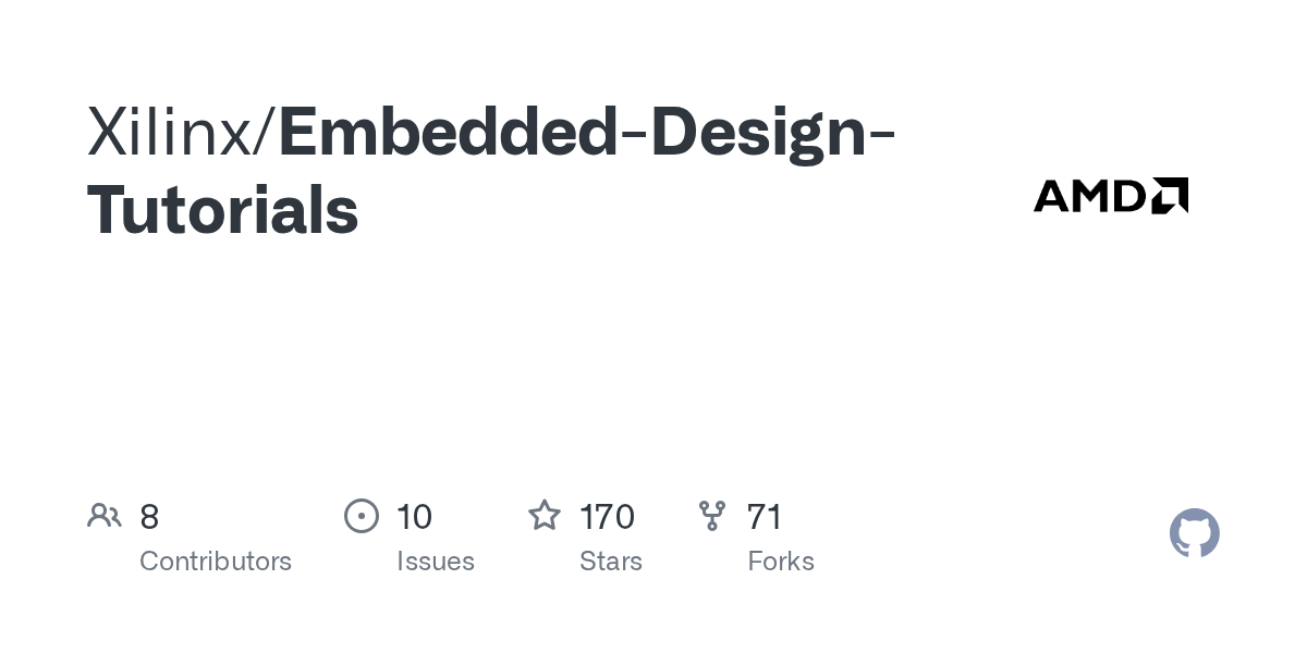GitHub Xilinx/EmbeddedDesignTutorials