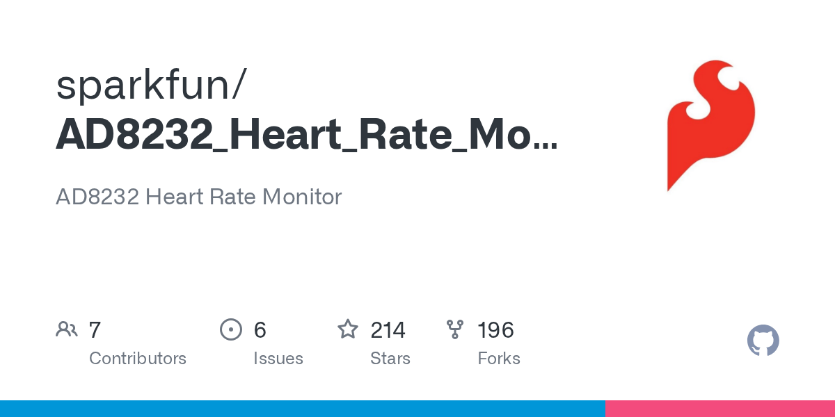 GitHub sparkfun/AD8232_Heart_Rate_Monitor AD8232 Heart Rate Monitor