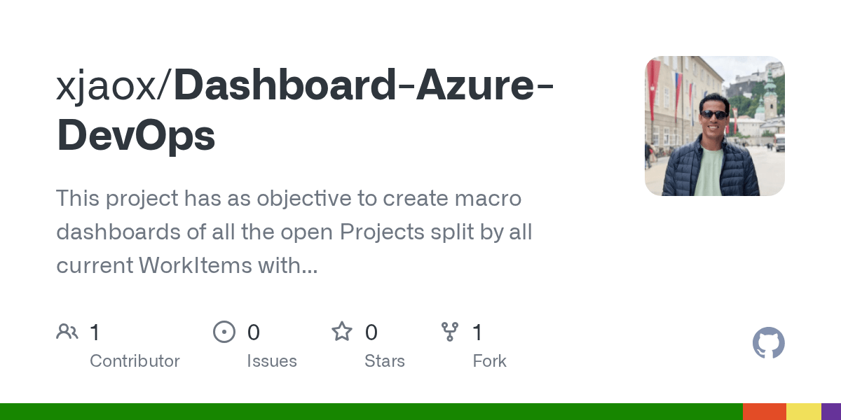 GitHub xjaox/DashboardAzureDevOps This project has as objective to