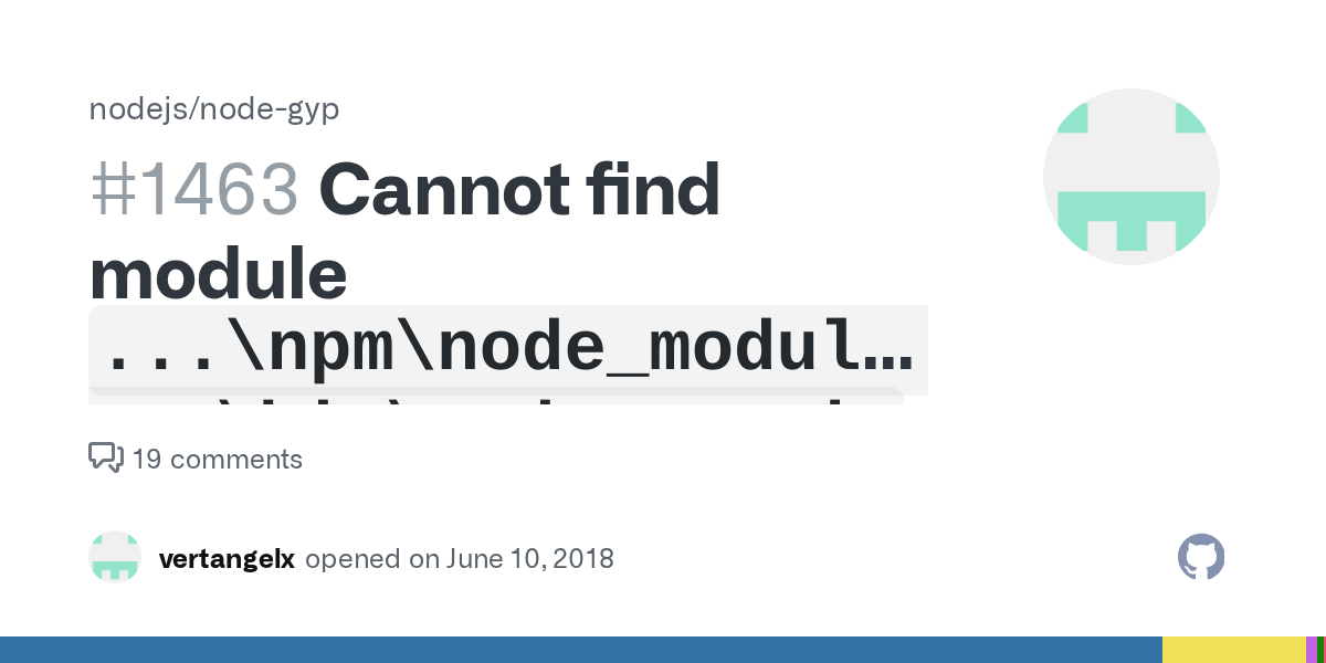 Cannot find module `...\npm\node_modules\npm\node_modules\node_modules