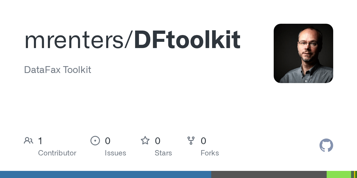 GitHub mrenters/DFtoolkit DataFax Toolkit
