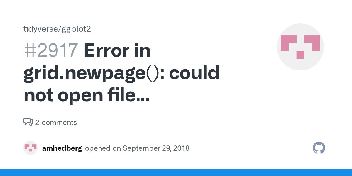 Error in grid.newpage() could not open file 'Rplot001.png' · Issue