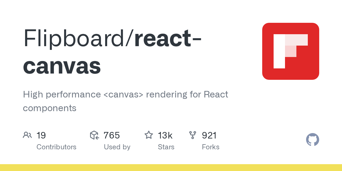 GitHub Flipboard/reactcanvas High performance rendering for React components