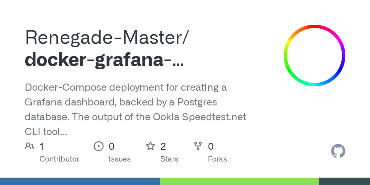 GitHub RenegadeMaster/dockergrafanaspeedtest