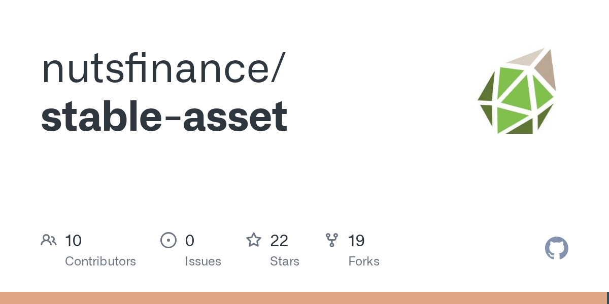 GitHub nutsfinance/stableasset
