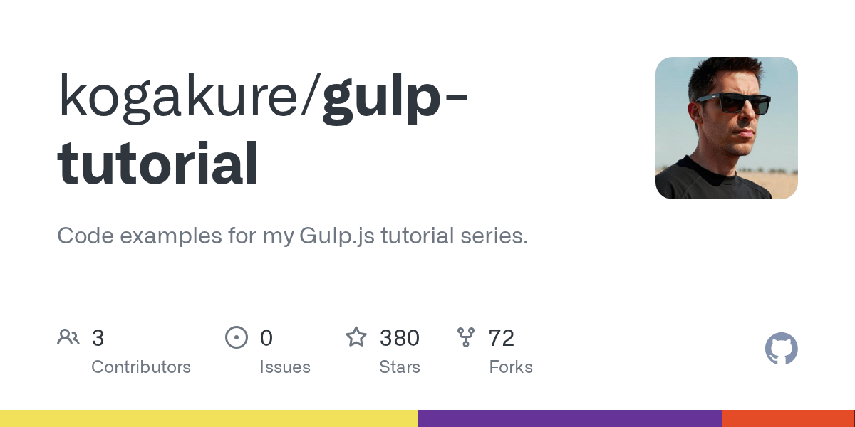 GitHub kogakure/gulptutorial Code examples for my Gulp