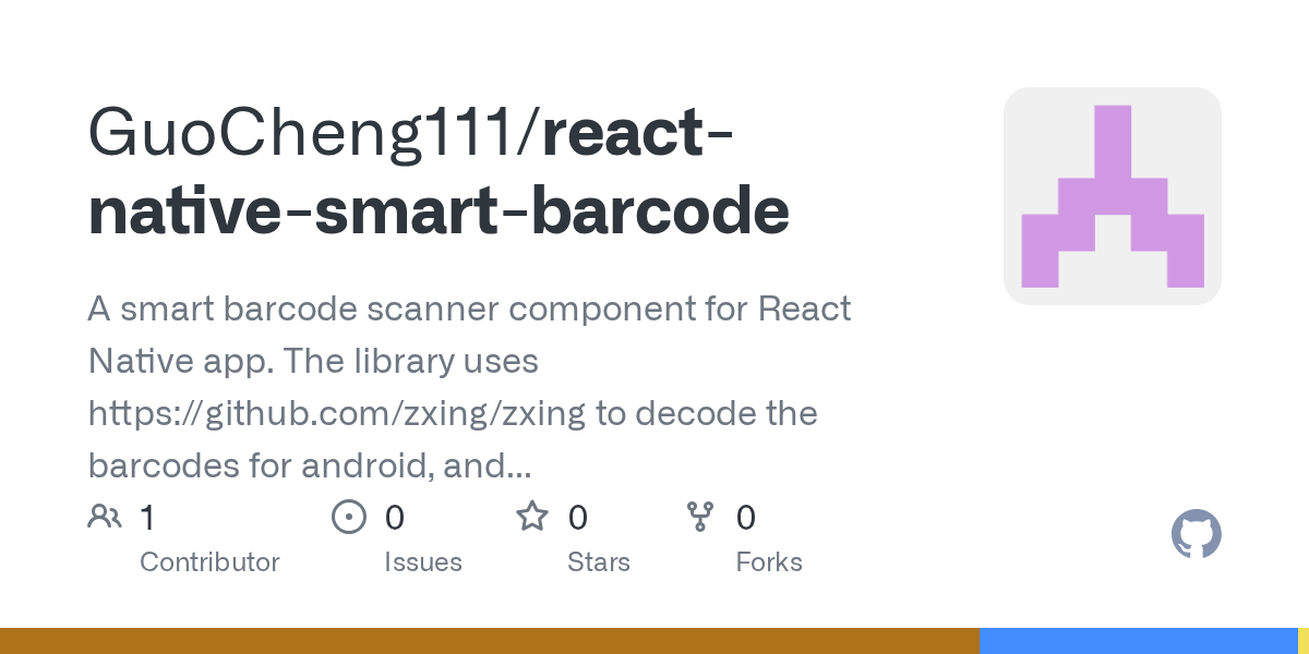 GitHub GuoCheng111/reactnativesmartbarcode A smart barcode