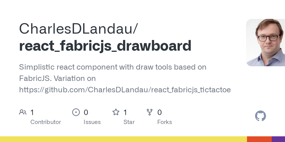 GitHub CharlesDLandau/react_fabricjs_drawboard Simplistic react component with draw tools