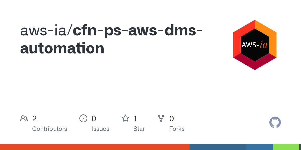 GitHub awsia/cfnpsawsdmsautomation