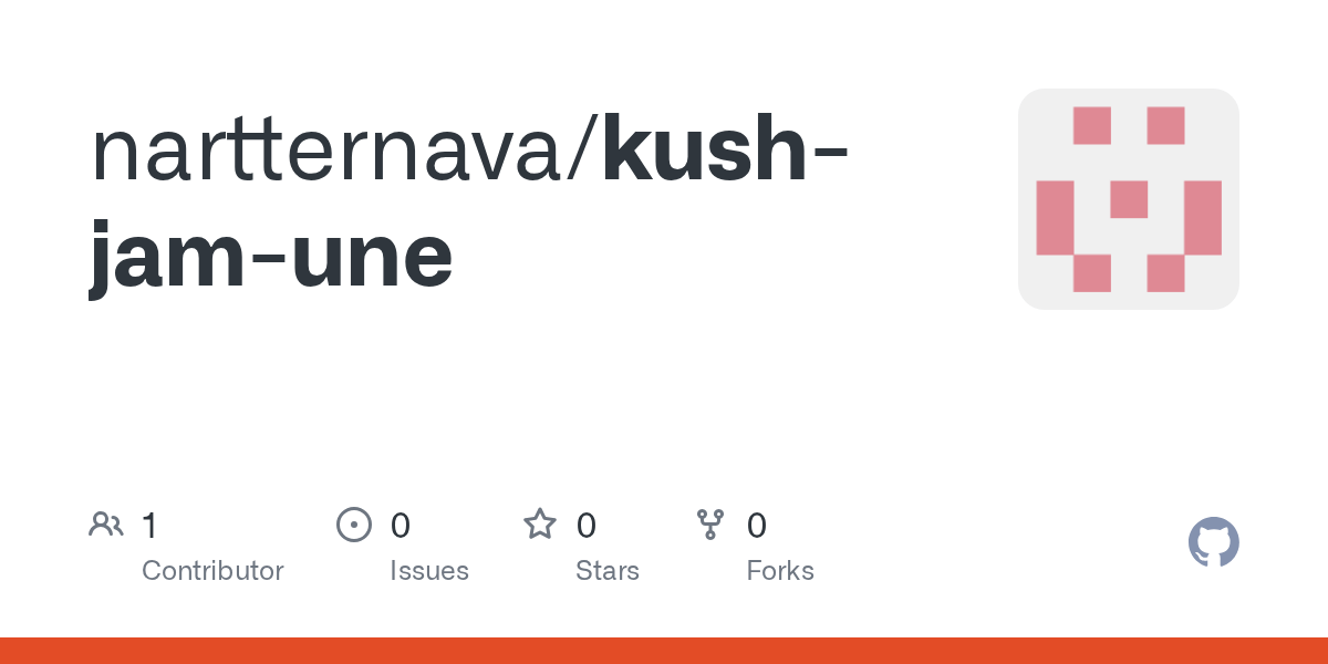 GitHub nartternava/kushjamune