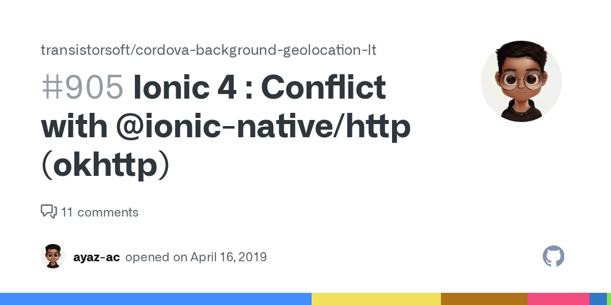 Ionic 4 Conflict with ionicnative/http (okhttp) · Issue 905