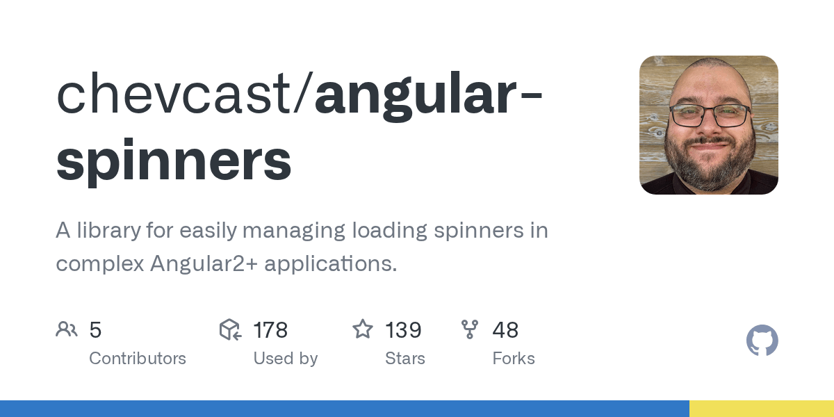 GitHub chevtek/angularspinners A library for easily managing