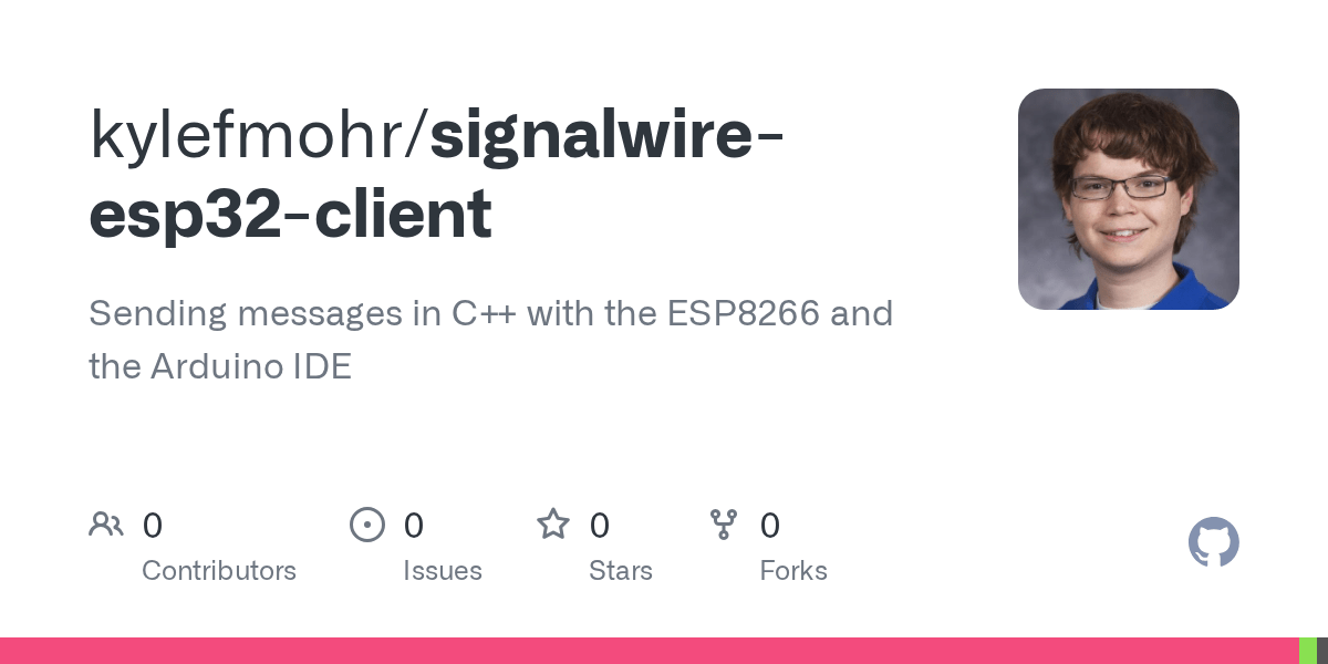 GitHub kylefmohr/signalwireesp32client Sending messages in C++