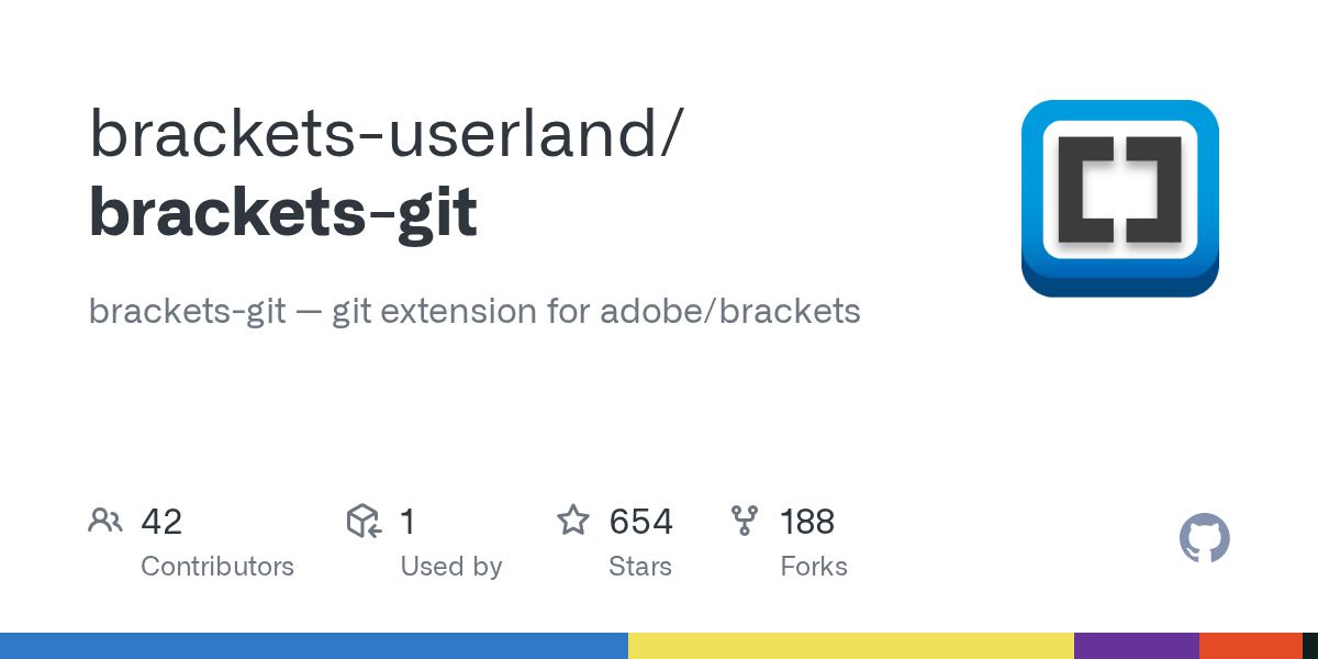GitHub bracketsuserland/bracketsgit bracketsgit — git extension