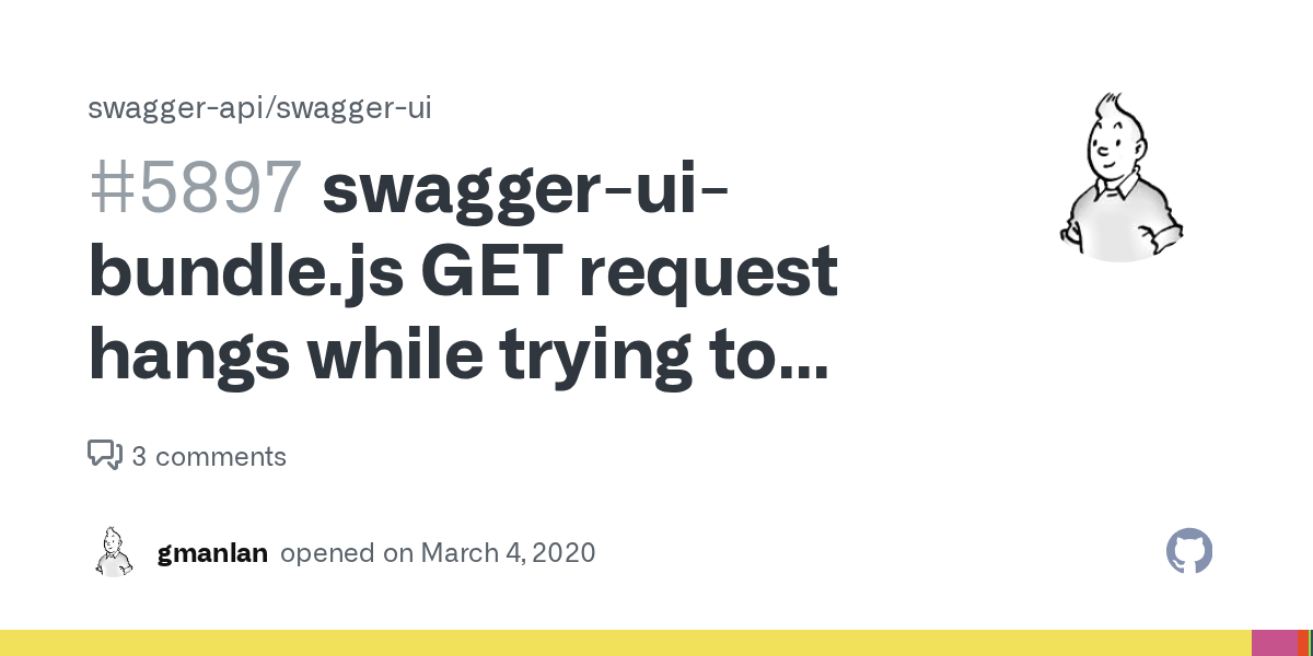 swaggeruibundle.js GET request hangs while trying to load swaggerui