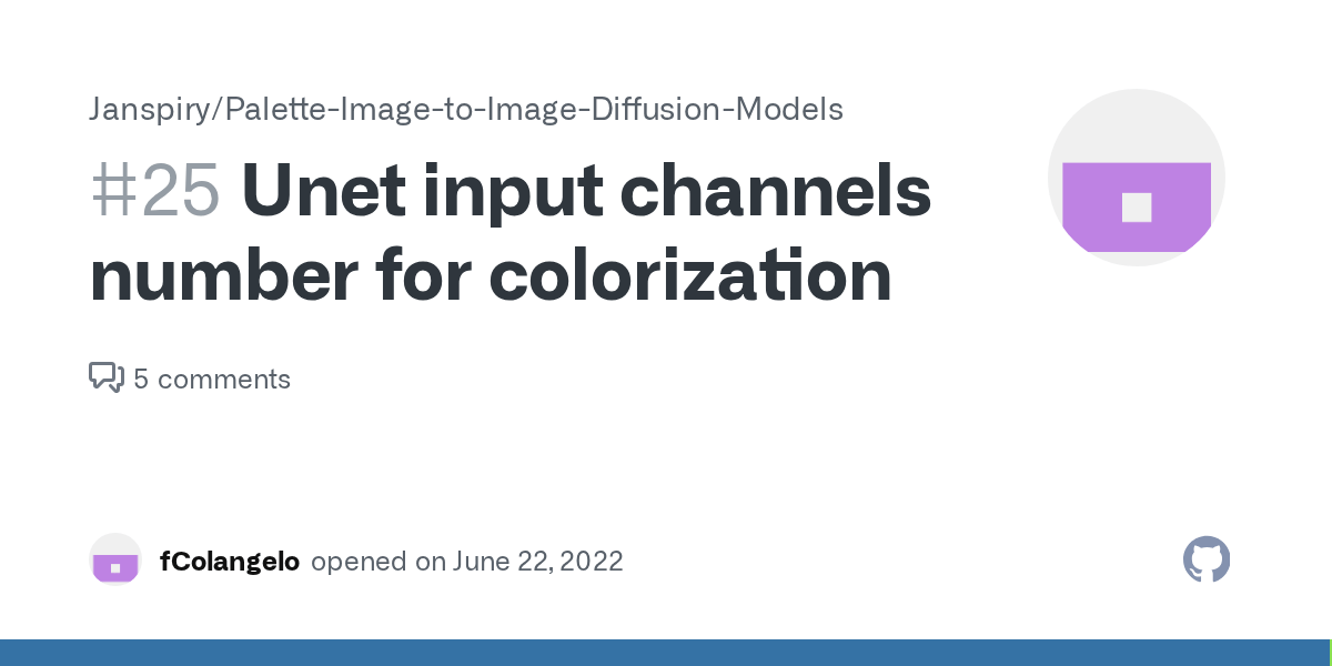 input channels number for colorization · Issue 25 · Janspiry