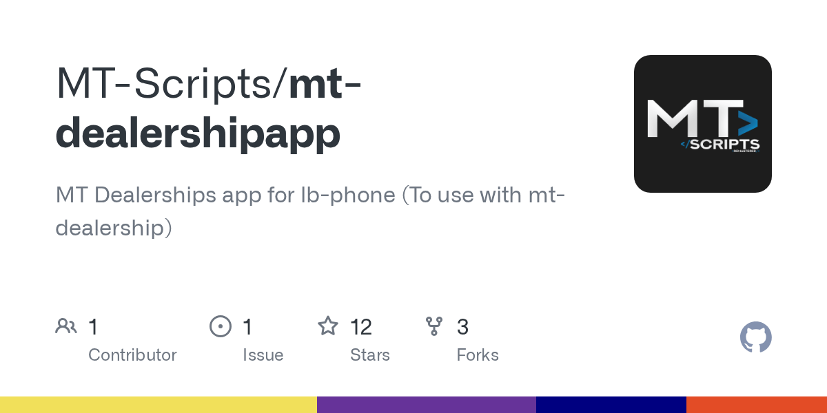 GitHub MTScripts/mtdealershipapp MT Dealerships app for lbphone