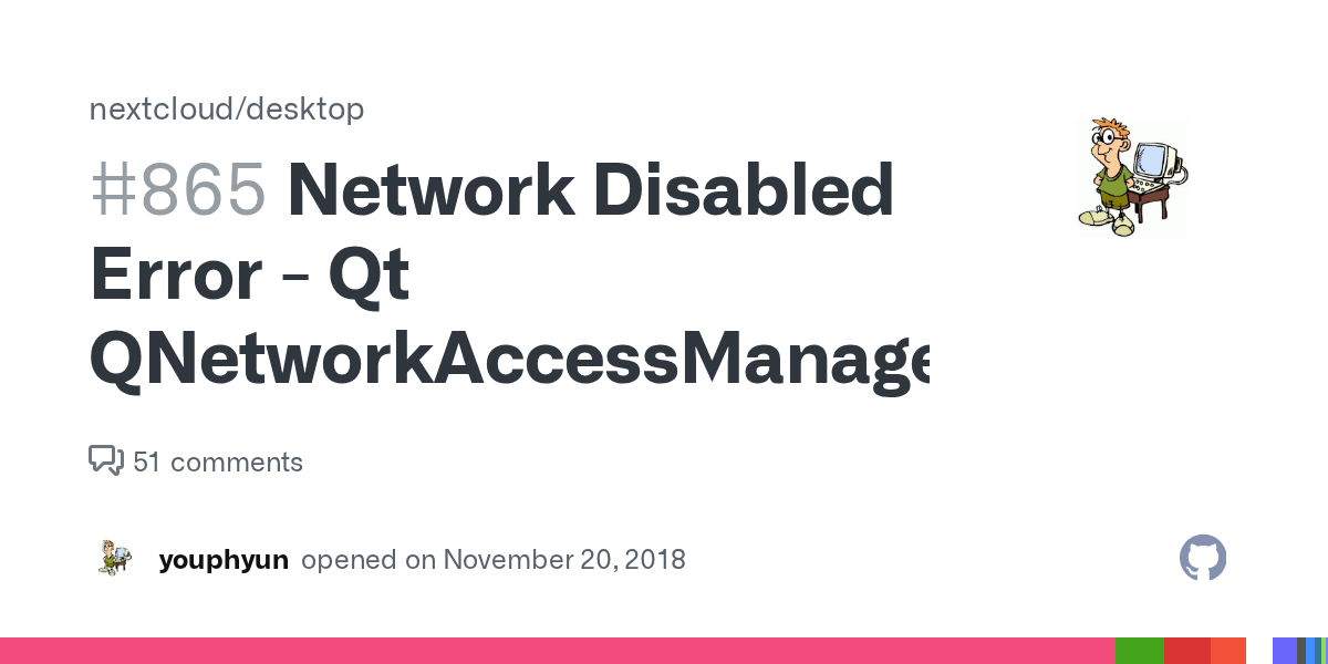 Network Disabled Error Qt · Issue 865 · nextcloud/desktop · GitHub