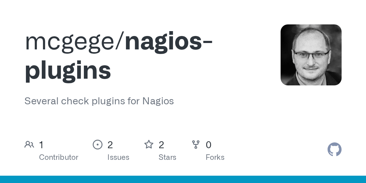 GitHub mcgege/nagiosplugins Several check plugins for Nagios