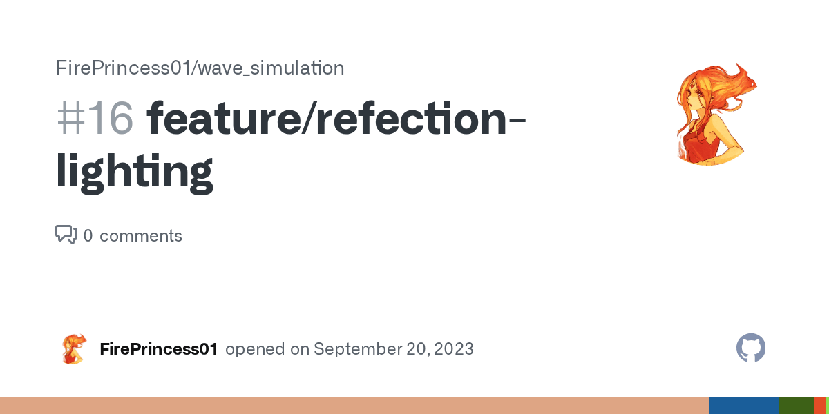 feature/refectionlighting · Issue 16 · FirePrincess01/wave_simulation